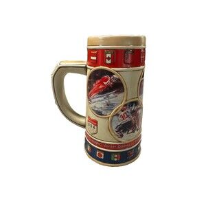 Calgary 1988 Olympic Game Mug Anheuser Busch Budweiser